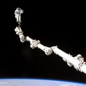 robotic arm astronaut