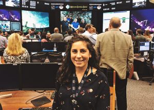 Kristen Facciol in control room