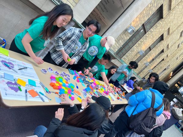 U of T Engineering students at the Build U Up Pop-Up hosted by Student Experience & Teaching Development in March 2023. For the past two years, the Skule&#x2122; Mental Health Bursary has become an important source of support to U of T Engineering students. (Photo: Sania Hameed)