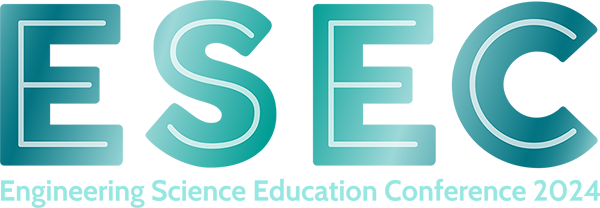 ESEC 2024 logo is shades of blue-green
