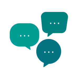 speech_bubbles three speech bubbles in different shades of green
