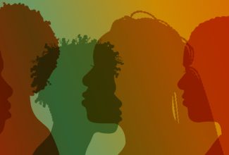 Silouette_Collage_Main2-1-325x220 transparent sillouettes of several Black individuals in shades of red, orange, brown and green