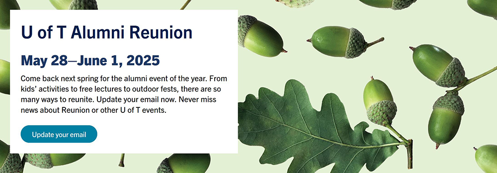 link to U of T alumni reunion 2025 page
