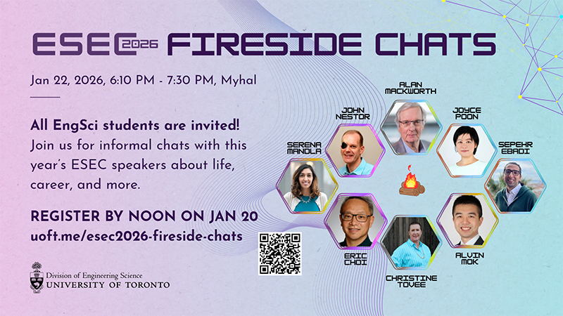 fireside chats event poster with embedded link to event page
